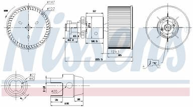 Salona ventilators NISSENS 87149 6