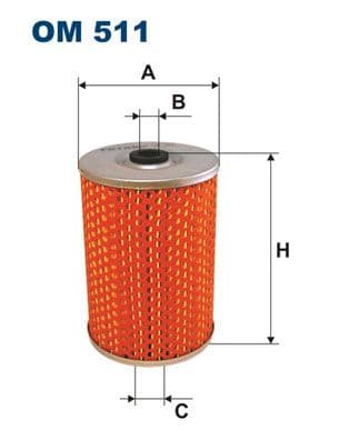 Eļļas filtrs FILTRON OM 511 1