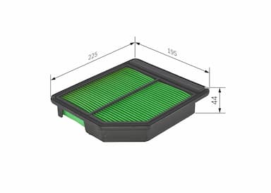 Gaisa filtrs BOSCH F 026 400 098 5