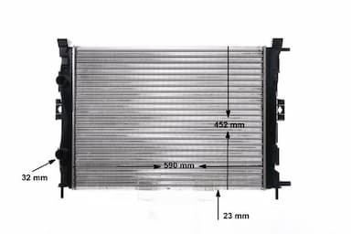 Radiators, Motora dzesēšanas sistēma MAHLE CR 1690 000S 11