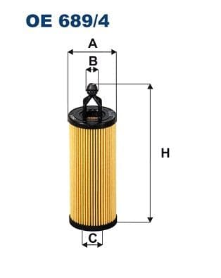 Eļļas filtrs FILTRON OE 689/4 1