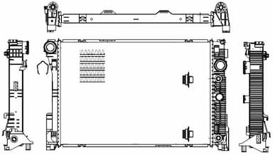 Radiators, Motora dzesēšanas sistēma MAHLE CR 1176 000S 2