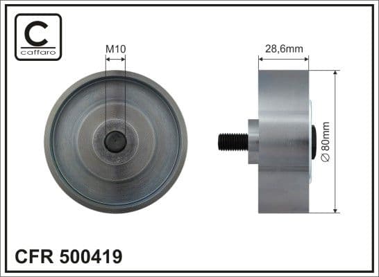 Parazīt-/Vadrullītis, Ķīļrievu siksna CAFFARO 500419 1