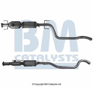 Nosēdumu-/Daļiņu filtrs, Izplūdes gāzu sistēma BM CATALYSTS BM11028H 1