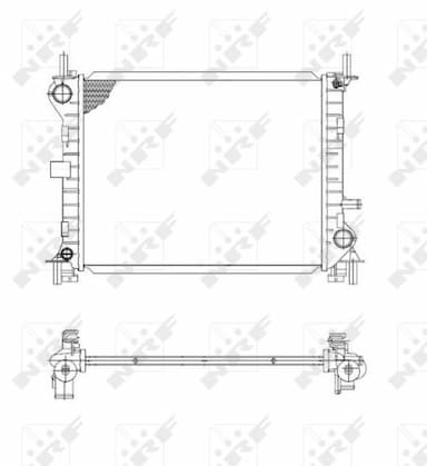 Radiators, Motora dzesēšanas sistēma NRF 509614 4