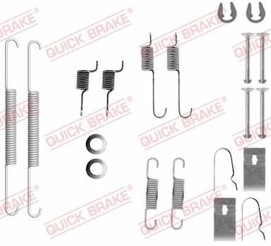 Piederumu komplekts, Bremžu loki QUICK BRAKE 105-0847 1