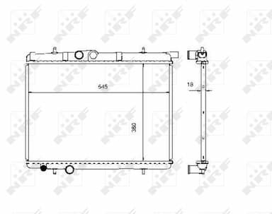 Radiators, Motora dzesēšanas sistēma NRF 509524 5