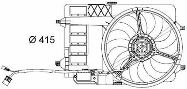 Ventilators, Motora dzesēšanas sistēma MAHLE CFF 29 000S 1