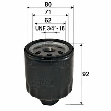 Eļļas filtrs VALEO 586009 1