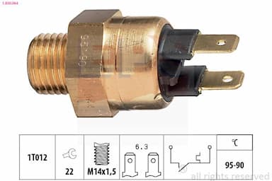 Termoslēdzis, Radiatora ventilators EPS 1.850.064 1