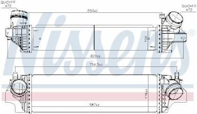 Starpdzesētājs NISSENS 96103 5