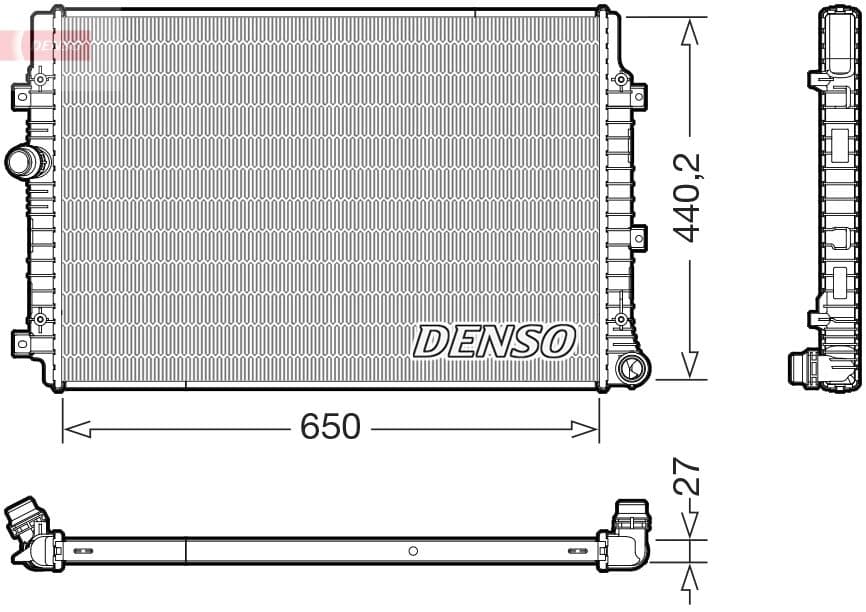 Radiators, Motora dzesēšanas sistēma DENSO DRM32059 1