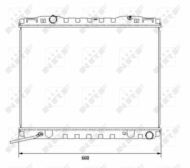 Radiators, Motora dzesēšanas sistēma NRF 53365 1