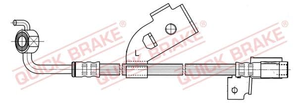 Bremžu šļūtene QUICK BRAKE 58.915 1