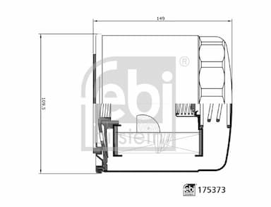 Eļļas filtrs FEBI BILSTEIN 175373 2