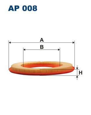 Gaisa filtrs FILTRON AP 008 1