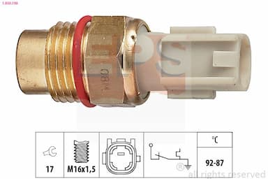 Termoslēdzis, Radiatora ventilators EPS 1.850.198 1