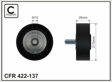 Parazīt-/Vadrullītis, Ķīļrievu siksna CAFFARO 422-137 1