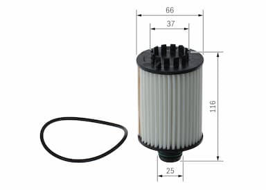 Eļļas filtrs BOSCH F 026 407 335 5