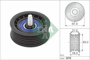 Parazīt-/Vadrullītis, Ķīļrievu siksna Schaeffler INA 532 0906 10 1