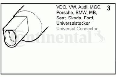 Ūdenssūknis, Stiklu tīrīšanas sistēma CONTINENTAL/VDO 246-082-008-025Z 2