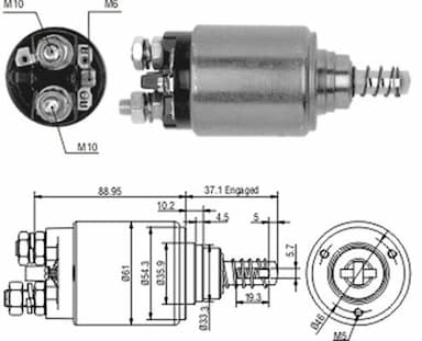 Ievilcējrelejs, Starteris MAGNETI MARELLI 940113050186 1