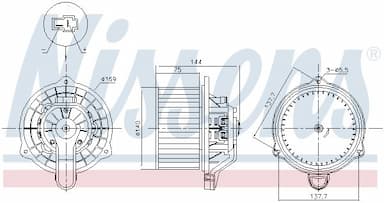 Salona ventilators NISSENS 87568 1