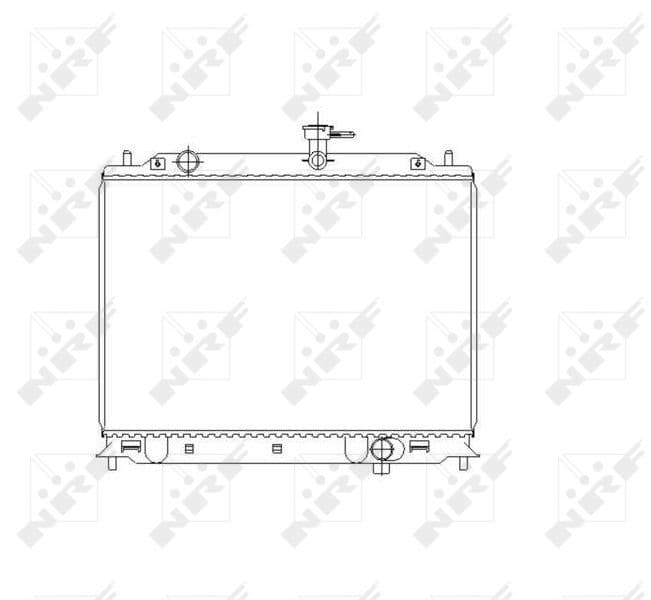 Radiators, Motora dzesēšanas sistēma NRF 53492 1