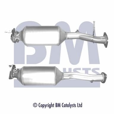 Nosēdumu-/Daļiņu filtrs, Izplūdes gāzu sistēma BM CATALYSTS BM11208 1