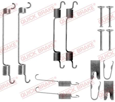 Piederumu komplekts, Bremžu loki QUICK BRAKE 105-0797 1