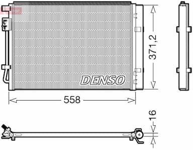 Kondensators, Gaisa kond. sistēma DENSO DCN41015 1