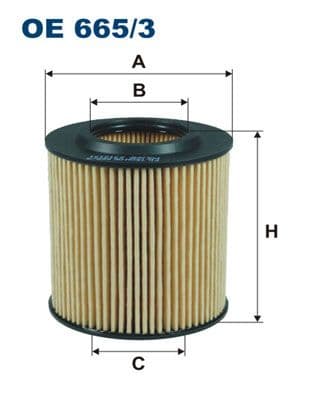 Eļļas filtrs FILTRON OE 665/3 1