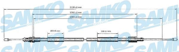 Trose, Stāvbremžu sistēma SAMKO C0621B 1