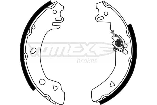 Bremžu loku komplekts TOMEX Brakes TX 23-22 1