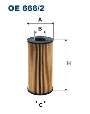 Eļļas filtrs FILTRON OE 666/2 1