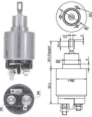 Ievilcējrelejs, Starteris MAGNETI MARELLI 940113050128 1