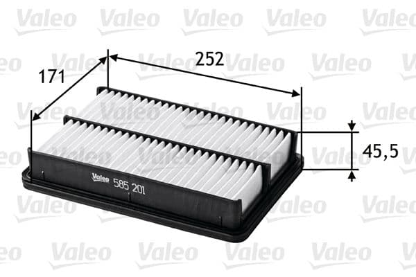 Gaisa filtrs VALEO 585201 1