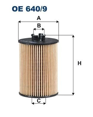 Eļļas filtrs FILTRON OE 640/9 1