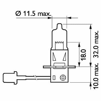 Kvēlspuldze PHILIPS 13336MLC1 3