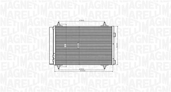 Kondensators, Gaisa kond. sistēma MAGNETI MARELLI 350203916000 1