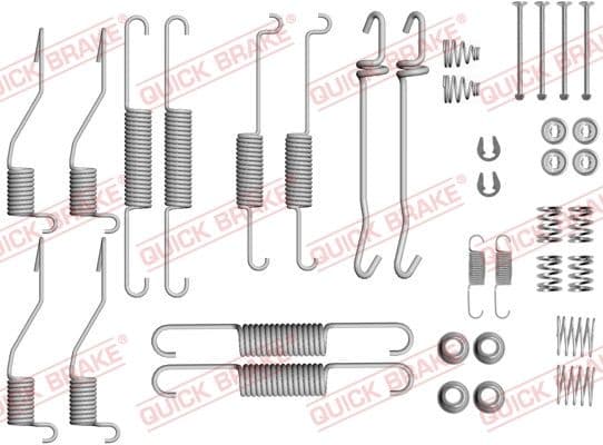 Piederumu komplekts, Bremžu loki QUICK BRAKE 105-0852 1