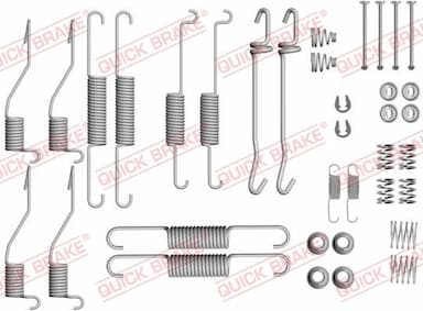 Piederumu komplekts, Bremžu loki QUICK BRAKE 105-0852 1