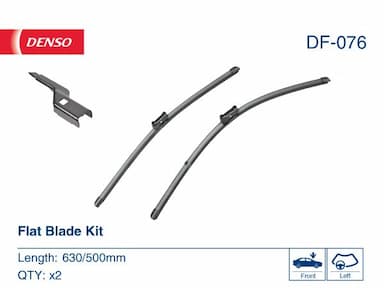 Stikla tīrītāja slotiņa DENSO DF-076 1