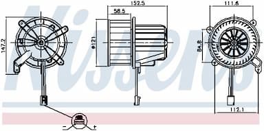 Salona ventilators NISSENS 87621 1