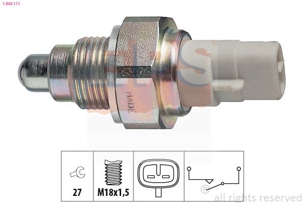 Slēdzis, Atpakaļgaitas signāla lukturis EPS 1.860.111 1
