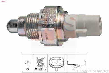 Slēdzis, Atpakaļgaitas signāla lukturis EPS 1.860.111 1