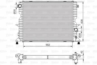 Radiators, Motora dzesēšanas sistēma VALEO 701545 1