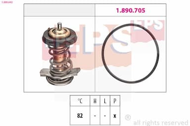 Termostats, Dzesēšanas šķidrums EPS 1.880.842 1