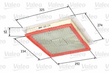 Gaisa filtrs VALEO 585174 1