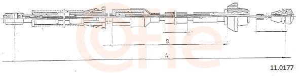 Akseleratora trose COFLE 11.0177 1